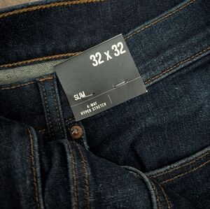 Express Men's Dark Blue Slim Jeans